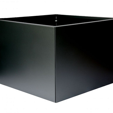 Bloembak vlak - Grafiet Zwart (RAL7021) fjinstructuur 60X90X60cm