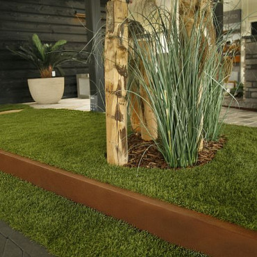 U-profiel Cortenstaal ongelijkzijdig opsluitband 5cm 220x5,1x20,1x5,4cm