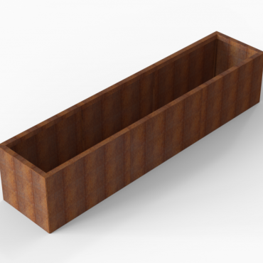 Bloembak Module+ 60x270x56cm | Corten