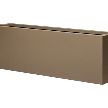 Bloembak vlak - 30x210x40 cm Supra bruin