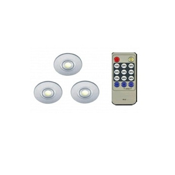 Set LED spots (3stuks) dimbaar t.b.v. veranda incl. kabel en trafo | op = op