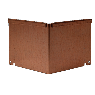 Inwendige hoek Kantopsluiting Single & Single flex 10 cm - Corten
