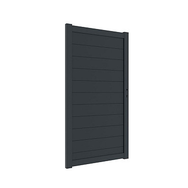 Boston Aluminium draaipoort 98x180cm RAL7016
