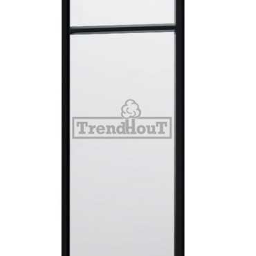 Steel Look raam 844x2200mm zwart module A-02