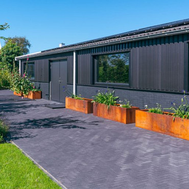 CARREZ met bodem 1200x500x600mm Corten (CA22.2)