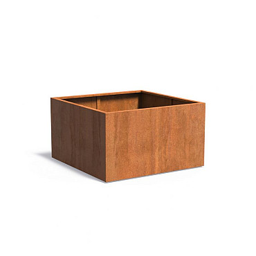 CARREZ met bodem 1400x1400x600mm Corten (CA3.1)