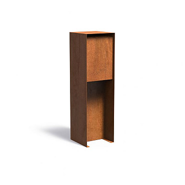 Brievenbus Corten - FLYN 350x350x1150 (LFC1.2)