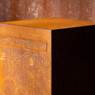 Brievenbus Corten - NOX 350x350x1200 (NOC1.2)
