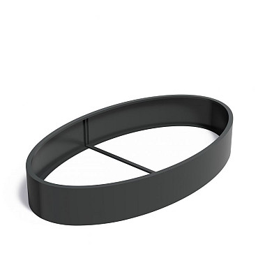 ELLIPSE zonder bodem 2800x1600x400mm Aluminium (AELW2)