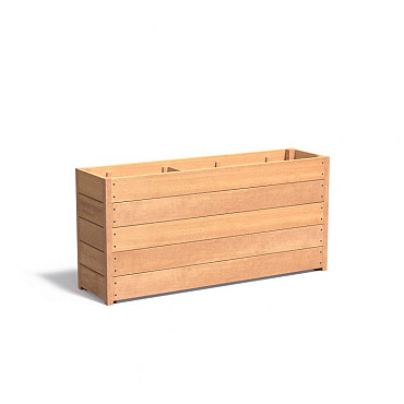 CARREZ met bodem 1500x400x740mm Hardhout 21mm (HS24.1)