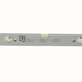 Waterpas in aluminium met 3 libellen en magneet 50 cm