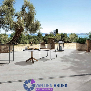 Keramische tegel 60x60x2cm Limestone Grey