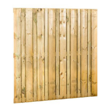 Tuinscherm Linia 180 Premium 180x180cm groen geïmpregneerd