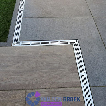 Ultra Drain Silverline Watergoot 100cm | 4 stuks