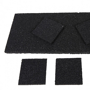 Aslon® Tegeldrager Zwart 100x100x10 mm