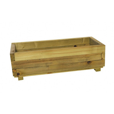 Bloembak rechthoek 25x82x34cm (HxBxD)