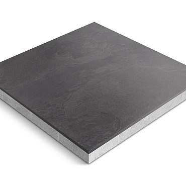 Keramische tegel Ceradeco 90x90x5cm Nordica Dark LUX