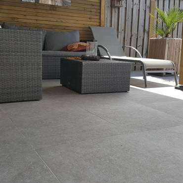 Keramische tegel Ceramaxx Bluestone Grey 60x60x3cm