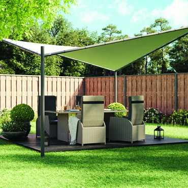 Zonnezeil Butterfly Gazebo Large 300x300cm