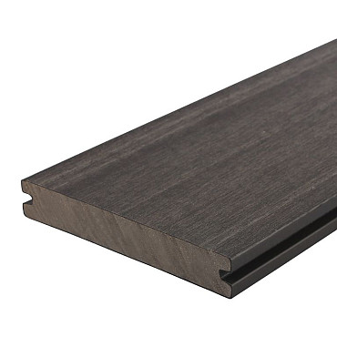 WPC 22,5x138mm Fiberdeck Premium | massief | 2-zijdig Dark Grey 300cm