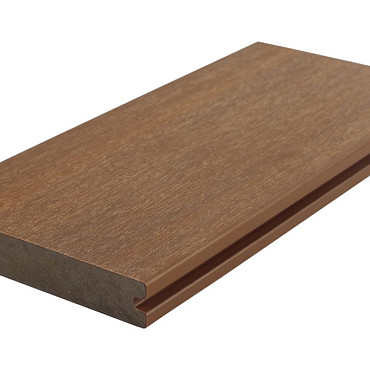 WPC 23x138mm Fiberdeck Premium | massief | 2-zijdig Teak 400cm