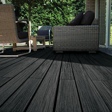 WPC 23x138mm Fiberdeck Vintage Graphite massief 400cm