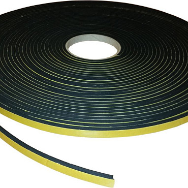 Epdm afstandband 5x10mm polymeer 1 rol=20 mtr