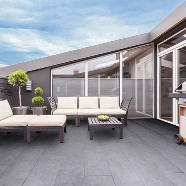 GeoCeramica® 100x100x4cm Impasto Grigio