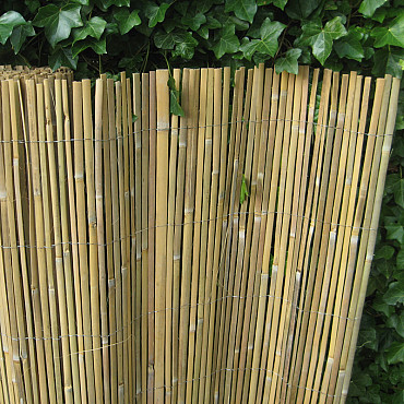 Gespleten Bamboemat Coupé 200x500cm