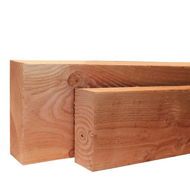 Douglas geschaafde Gording 4,5x16,0x400cm onbehandeld