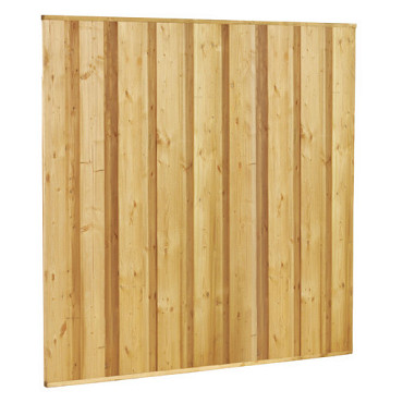 Beto-dichtplankscherm van fijnbezaagde Vuren planken 180x180cm