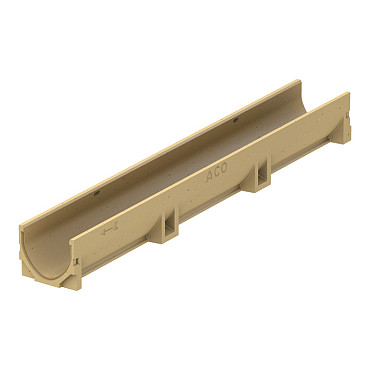 ACO Euroline 2.0 H100 gootelement L=1000mm zonder rooster