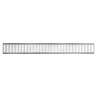 ACO Highline Maasrooster verzinkt staal L=1000mm 30/10