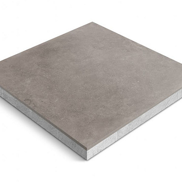 Keramische tegel Ceradeco 60x60x4cm Belga Titanio