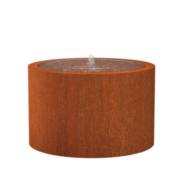 Corten Watertafel ROND 1200x750mm Corten 3mm (CBR2)