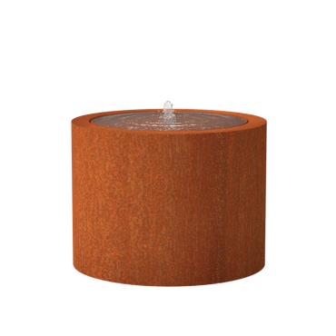 Corten Watertafel ROND 1000x750mm (CBR3)