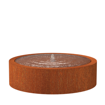 Corten Watertafel ROND 1450x400mm Corten 3mm (CBR4)