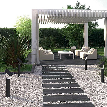 Keramische tegel Deck Black 40x120x2cm