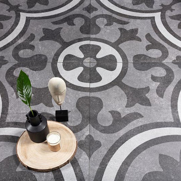 GeoCeramica® 100x100x4cm Decoro Fiori