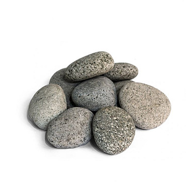 Beach Pebbles Grijs 50-70mm gaasbox