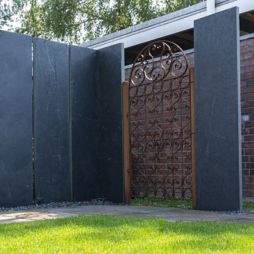 Muurelement Black Slate 250x50x5cm