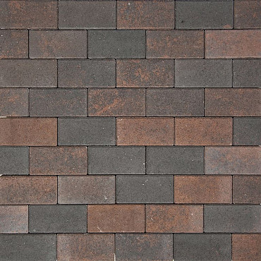 BKK met deklaag 8cm Bruin Zwart