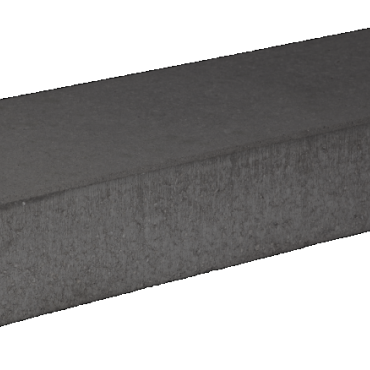 Traptrede 100x35x15cm glad Zwart
