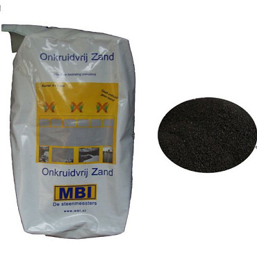Onkruidremmend voegzand (20 kg) basalt