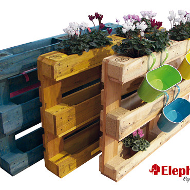 Trendline pallet plantenbak