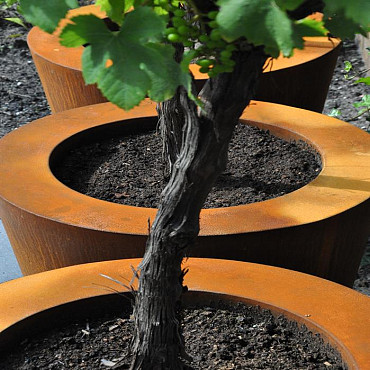 Conic MET POTEN Ø2000x800mm Corten 3mm (CCP1.1)