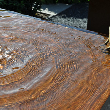 Waterblok  700x700x700mm Corten 3mm (CWB1)