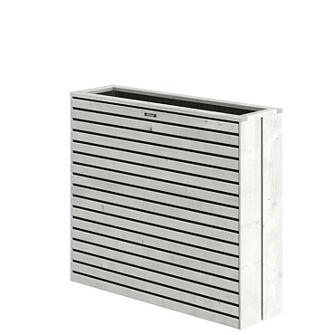 Terrasbloembak Elan Excellent 93x30x103cm wit