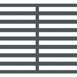 Boston Decopaneel Paxos horizontaal 45x175 cm dikte 2 mm RAL7016 (1008)