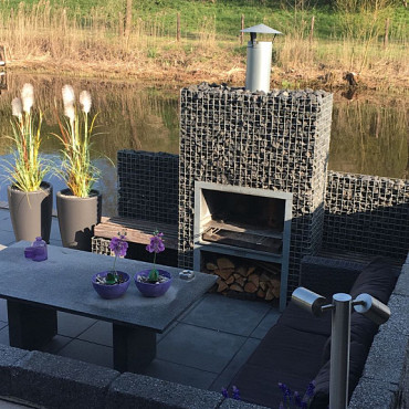 Steenkorf m50  -  Classic Blokhaard verhoogd 120x180x50cm